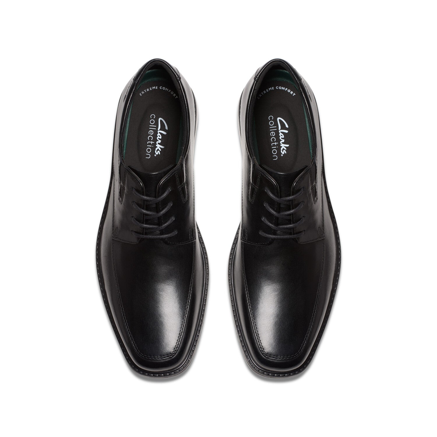 Cosgrove Apron // Apron Toe Oxford // Black Leather