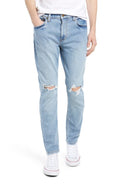 Rollas Men's Tim Slims Skinny Fit Jeans - Org Crush Destroy