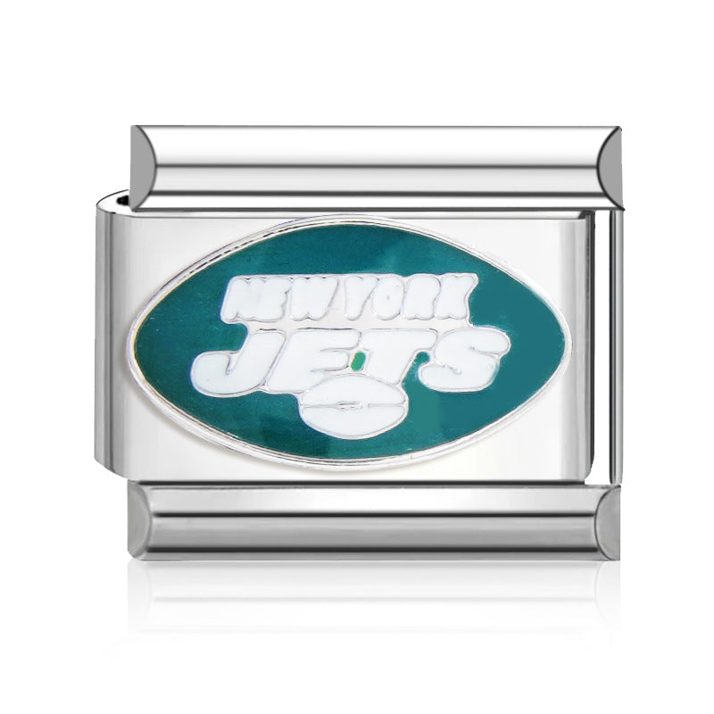 Football Team Logo Italian Charm Bracelet – Custom Gifts for Fans