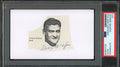 George McAffe HOF Signed/Auto Cut Photo on 3x5 Card Bears PSA/DNA 188245