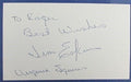 Jim Eakins Virginia Squires Autographed/Signed 3x5 Index Card 126770