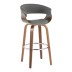 Vintage Mod - Mid Century Modern Fixed Height Barstool