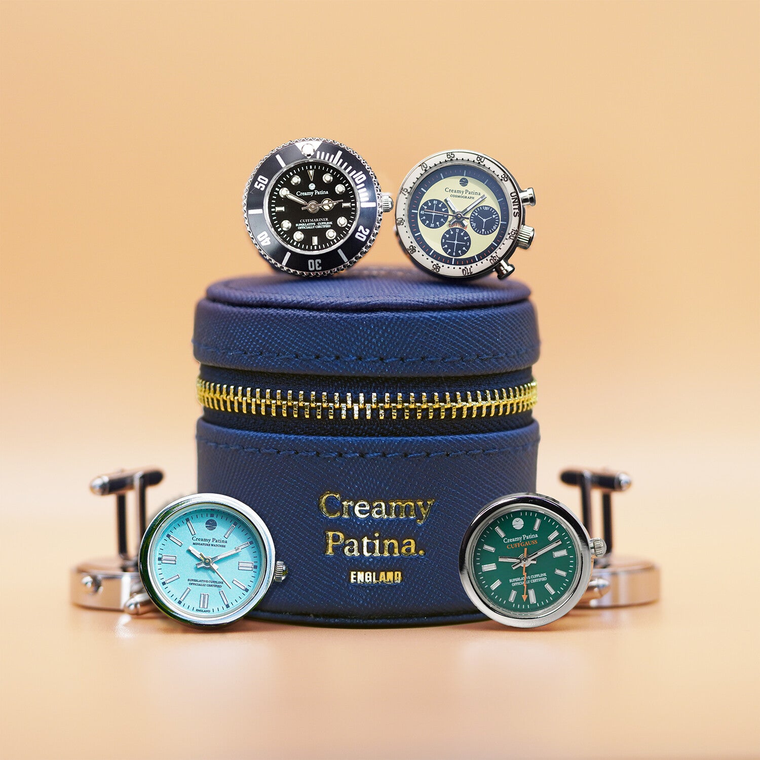 The Wilsdorf Quartet Collection Cufflink Watches // Mixed