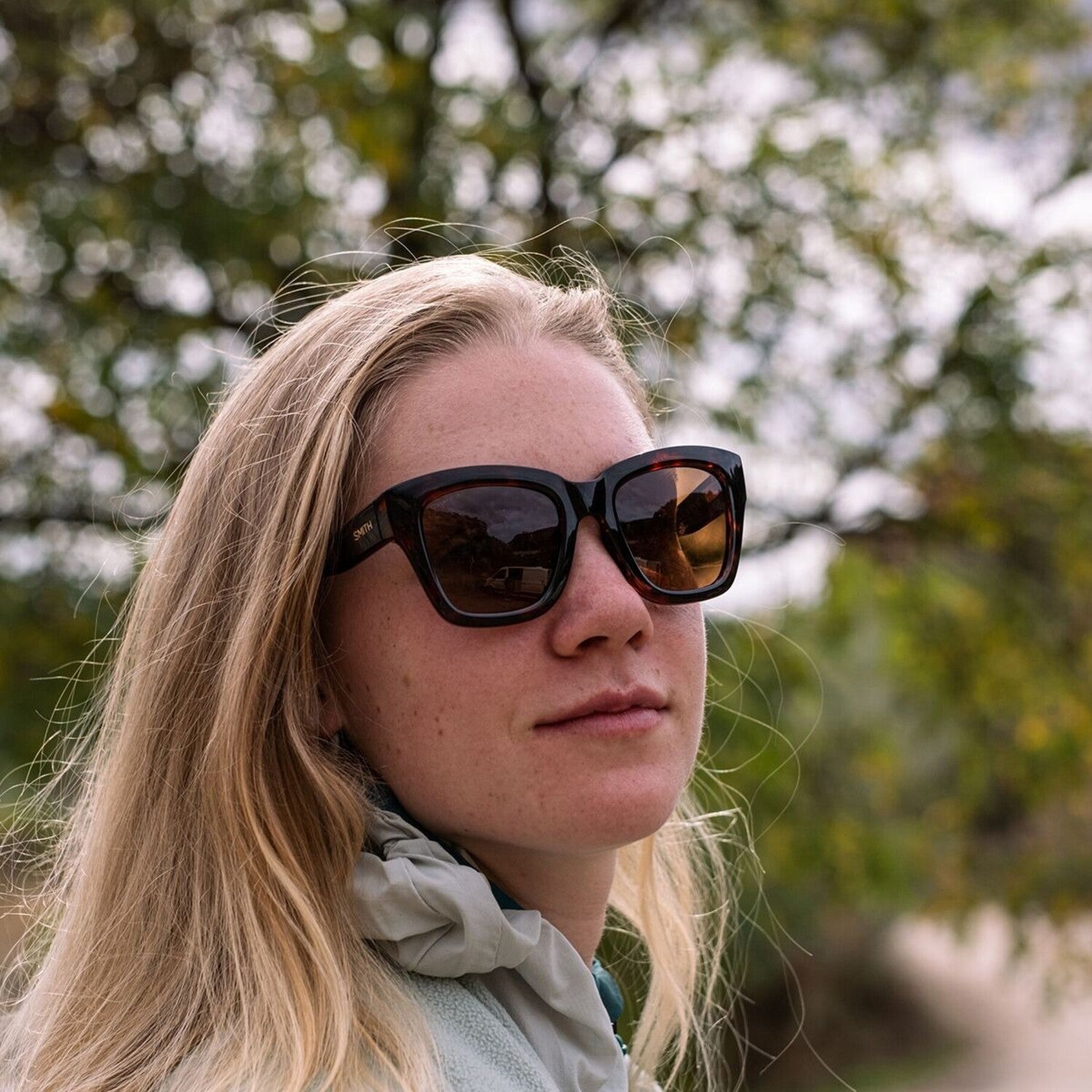 Smith // Unisex // Sway ChromaPop Polarized Sunglasses // Tortoise + Chromapop Polar Brown
