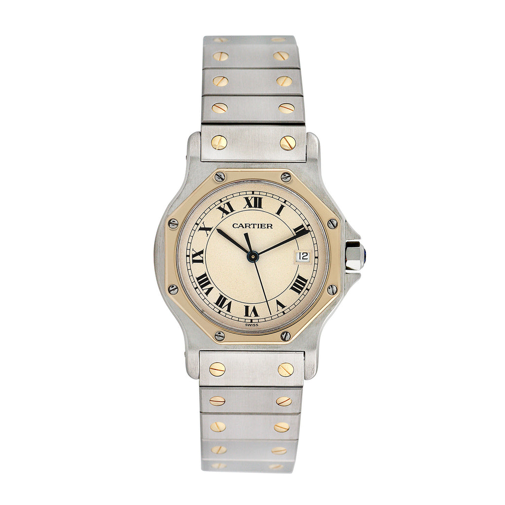 Cartier Ladies Santos Octagon Quartz // 187902 // Pre-Owned