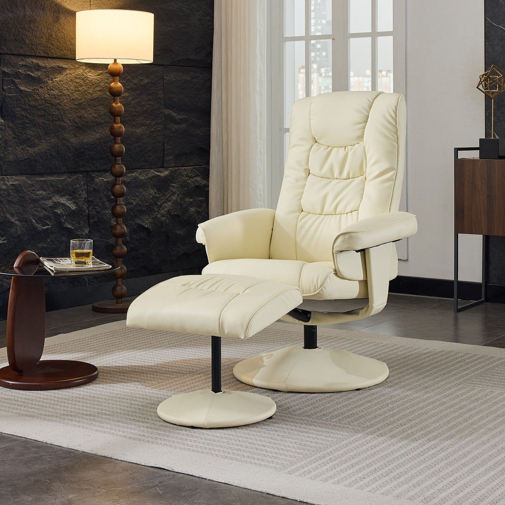 Recliner Chair With Ottoman