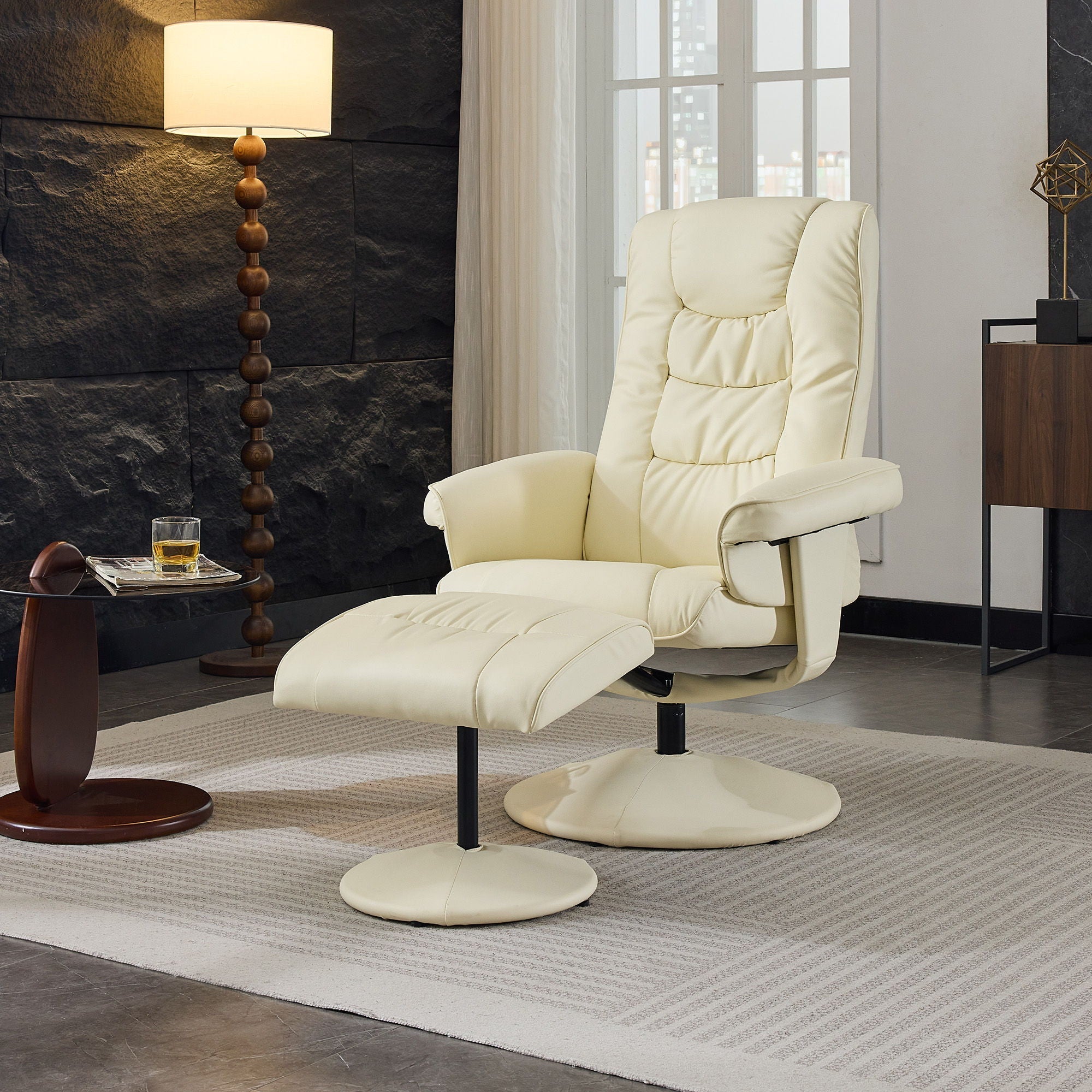Recliner Chair With Ottoman