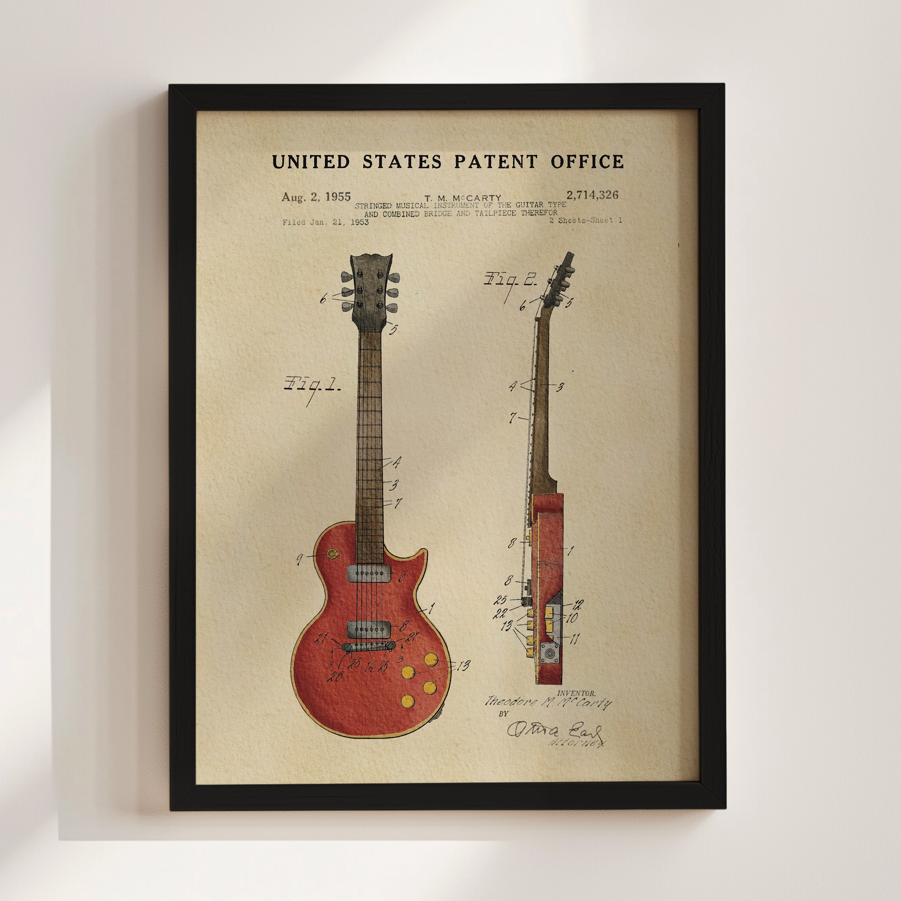 Red Electric Guitar (1955)