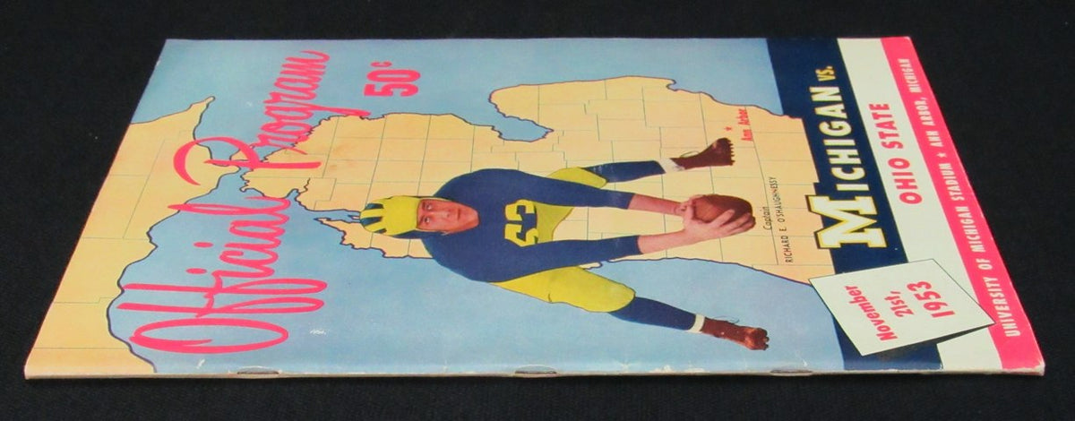 Vintage 11/21/1953 Michigan vs Ohio State Football Program - The Game 188734