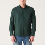 Oxford Regular Fit Shirt // Dark Green
