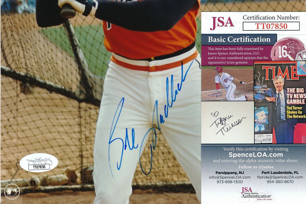 Bill Madlock San Francisco Giants Signed/Autographed 8x10 Photo JSA 165008