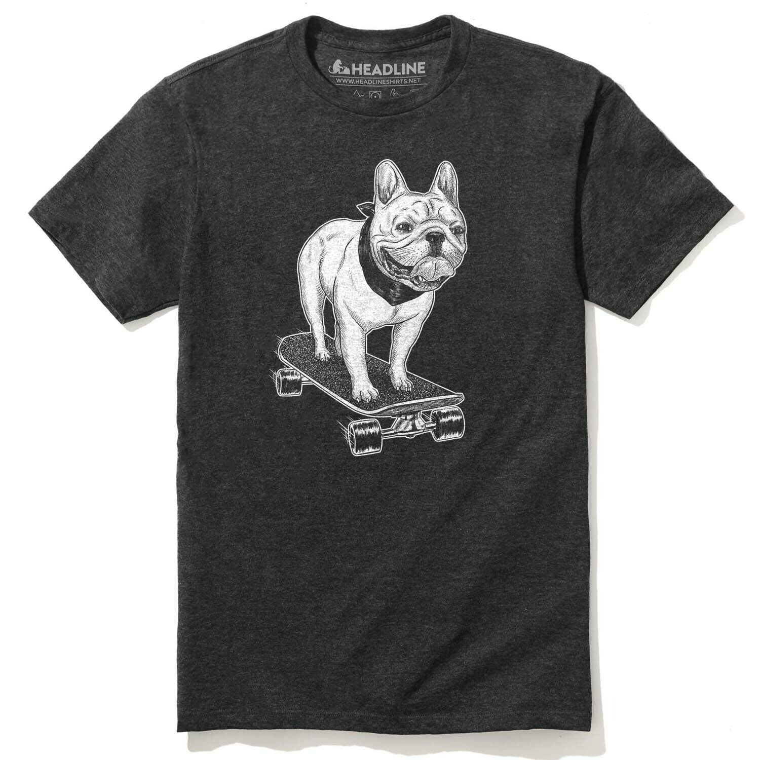 Frenchie Skateboarding T-Shirt // Charcoal