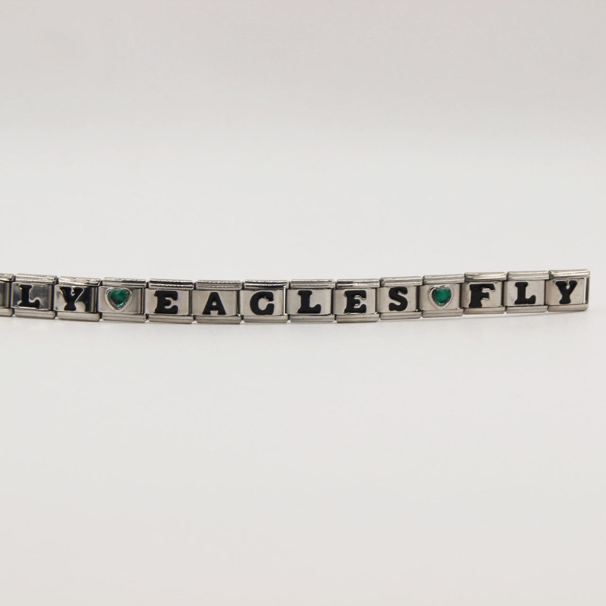 GO BIRDS  Italian Charm Bracelet -Game Day & Special Gift for Eagles Fans