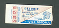 Detroit vs Villanova Ticket Stub 10-10-1964 142221