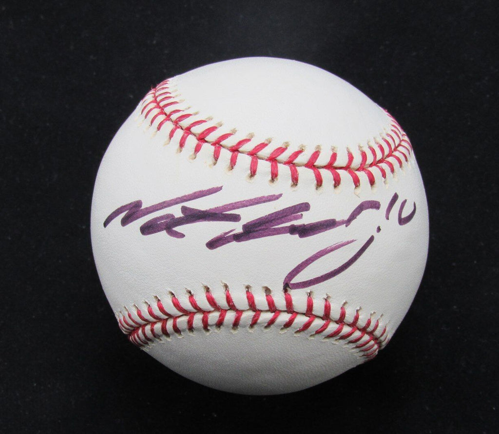 Nate Keating Autographed Rawlings OML Baseball Belmont High School