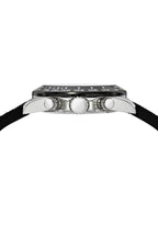 Preston Sport Silicone Silver Tone & Black Men's Watch 1037BPRR