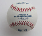 Rafael Pérez Autographed OML Baseball Cleveland Indians 180099
