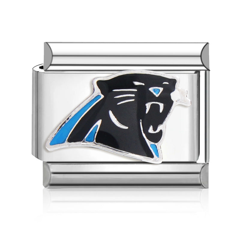 Football Team Logo Italian Charm Bracelet – Custom Gifts for Fans