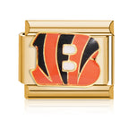 Football Team Logo Italian Charm Bracelet – Custom Gifts for Fans