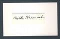 Mike Kreevich White Sox Browns Signed/Auto/Autograph Cut 3x5 Index Card 124312