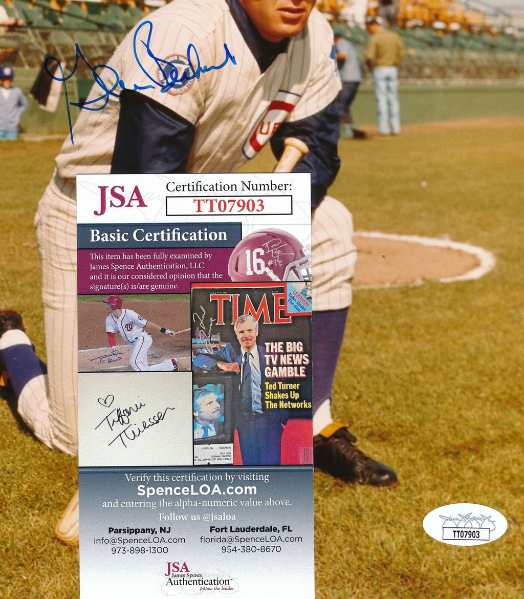 Glenn Beckert Chicago Cubs Signed/Auto 8x10 Photo JSA 165057