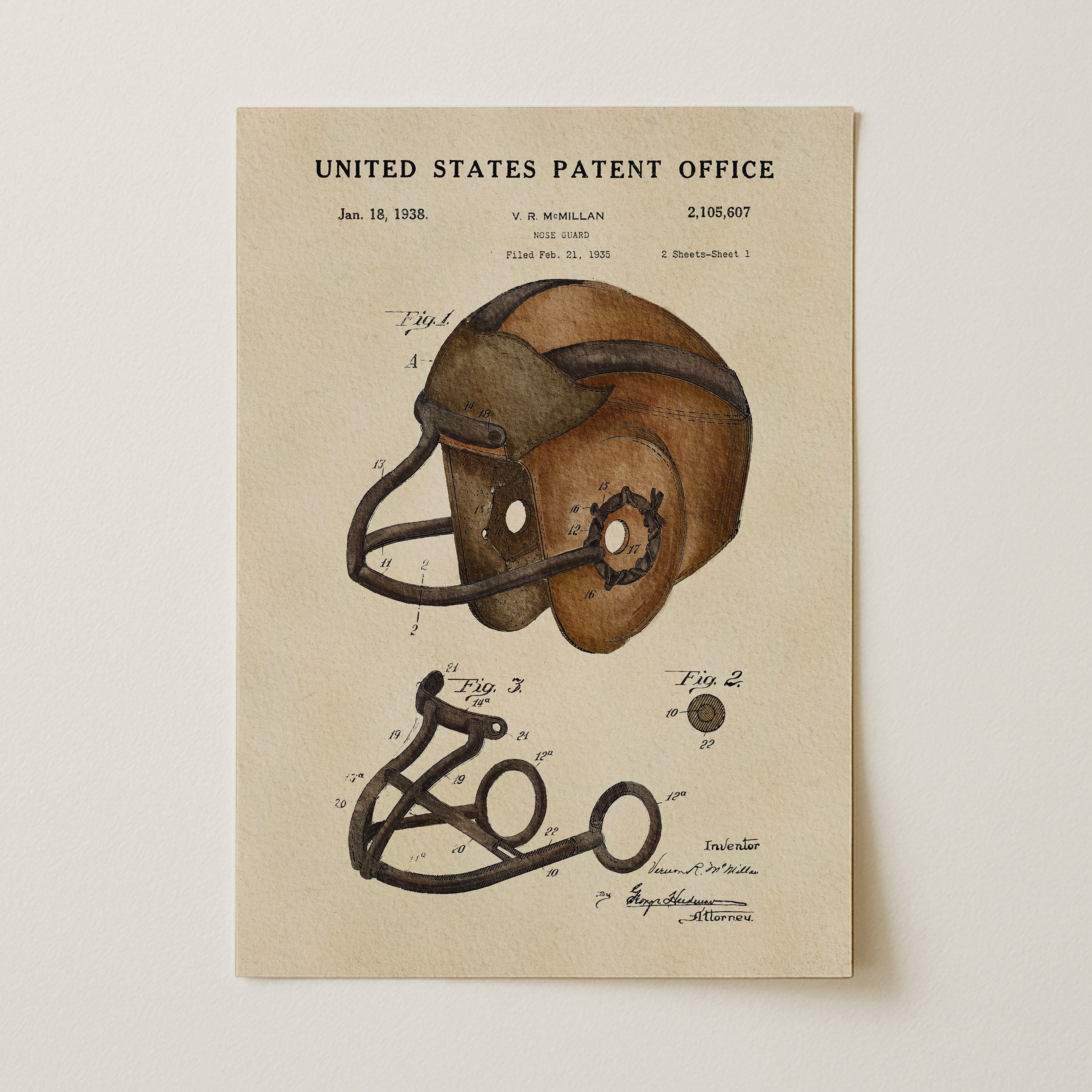 Football Helmet (1938)