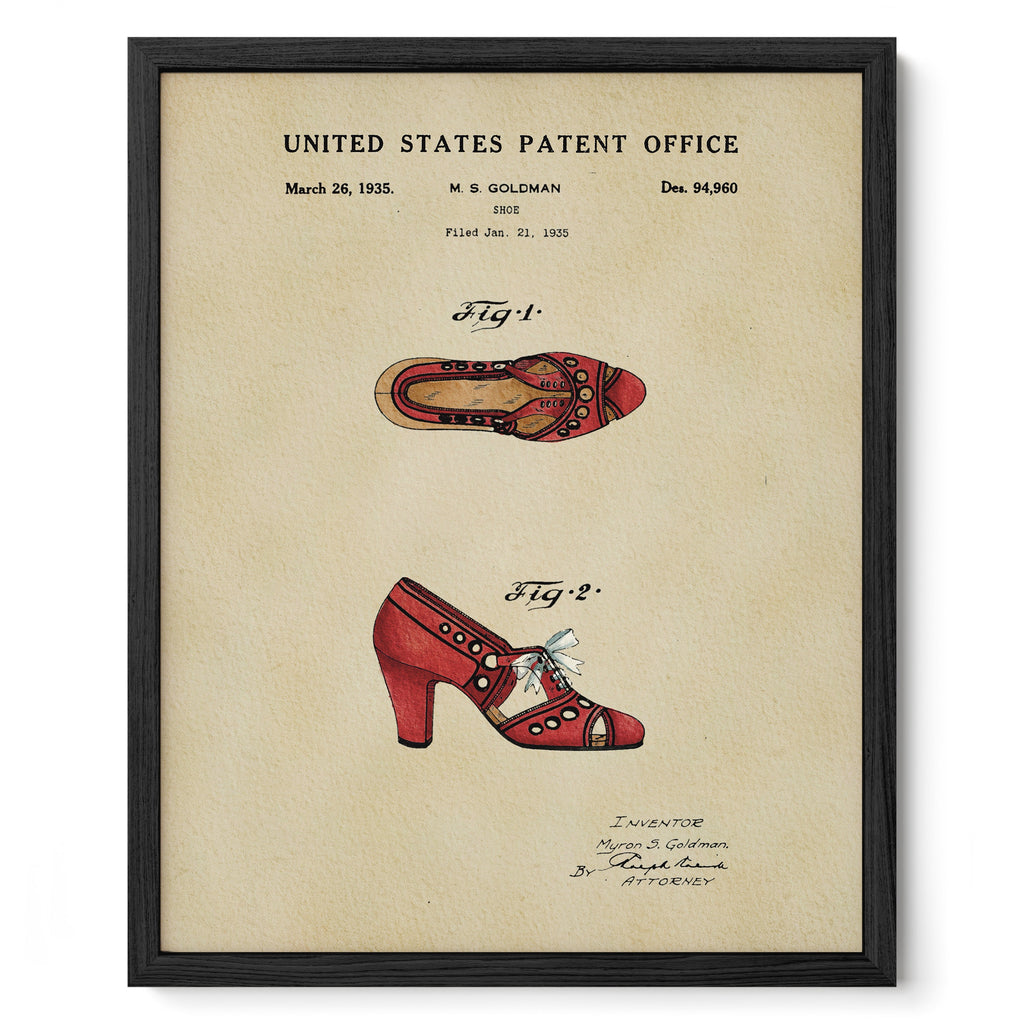 Myron Goldman Shoe (1935)