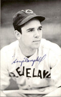 Soup Campbell Indians d. 2000 Signed/Autographed 3x5  Photo 178110