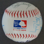 1995 Minnesota Twins Multi-Autographed by (16) Twins Logo Baseball 155693
