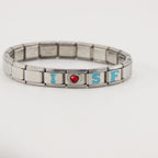 San Francisco 49ers Italian Charm Bracelet – Sports Fan Gift for Holiday, Birthday & Game Day