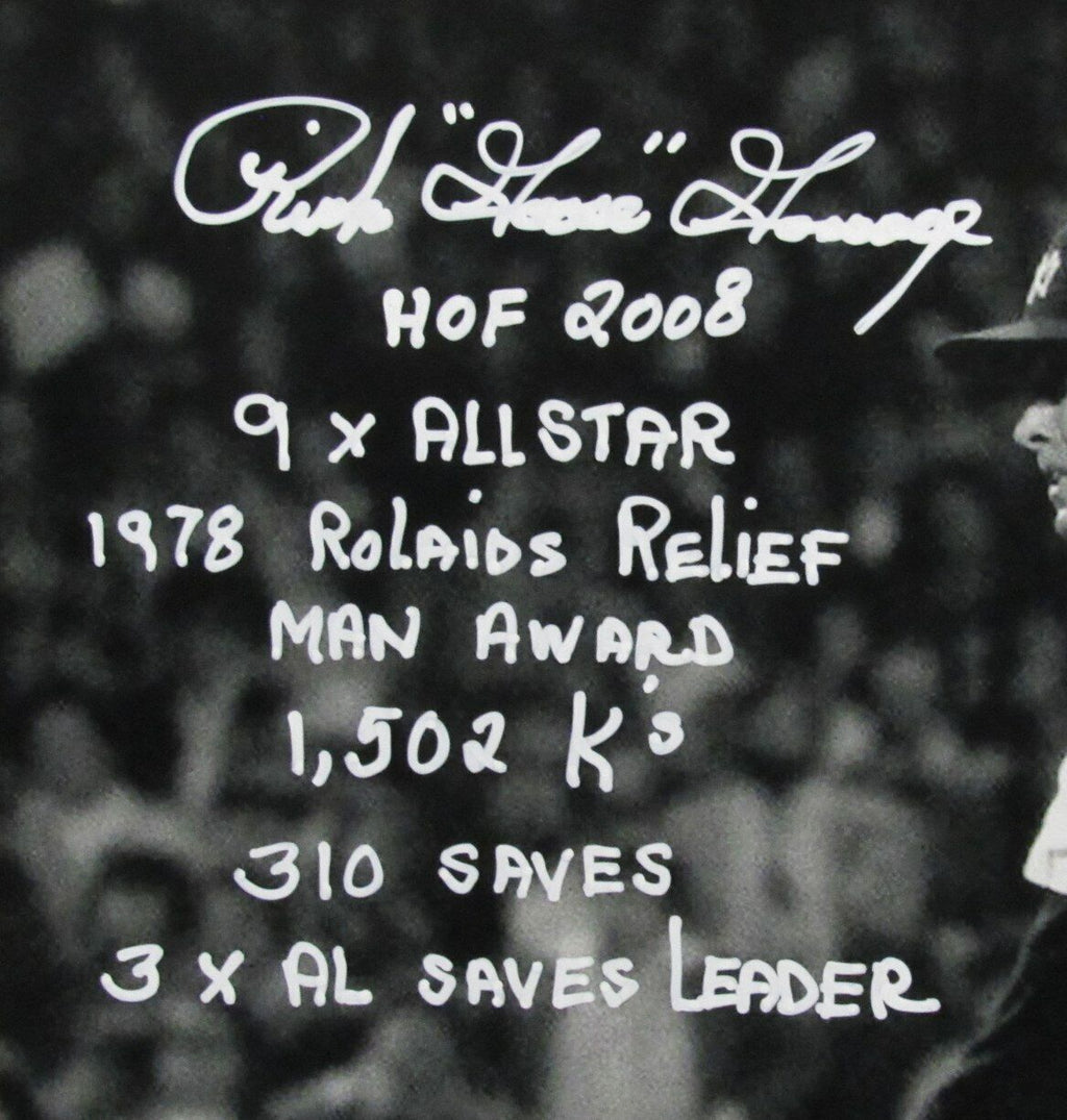 Goose Gossage Autographed 16x20 Loaded Inscriptions HOF Yankees 16x20 Photo JSA