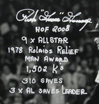 Goose Gossage Autographed 16x20 Loaded Inscriptions HOF Yankees 16x20 Photo JSA