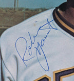 Robin Yount HOF Signed/Auto 7x9 Team Issued Photo Rookie Brewers PSA/DNA 192165