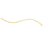 14k Yellow Gold 7 inch Mini Cube Bracelet (2.60 mm)