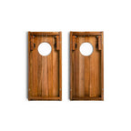 1ft x 2ft Gameday Teams Epoxy Resin Wood Compact Travel Cornhole Board Set