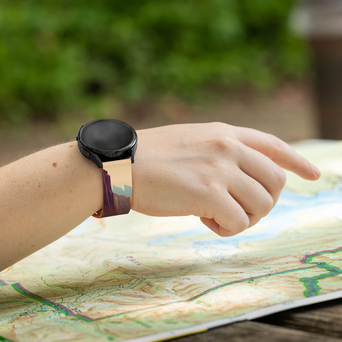National Parks Grand Canyon HD  Watchband for Samsung, Garmin, Fossil, and More