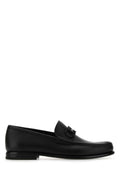 Salvatore Ferragamo Men Black Leather Loafers
