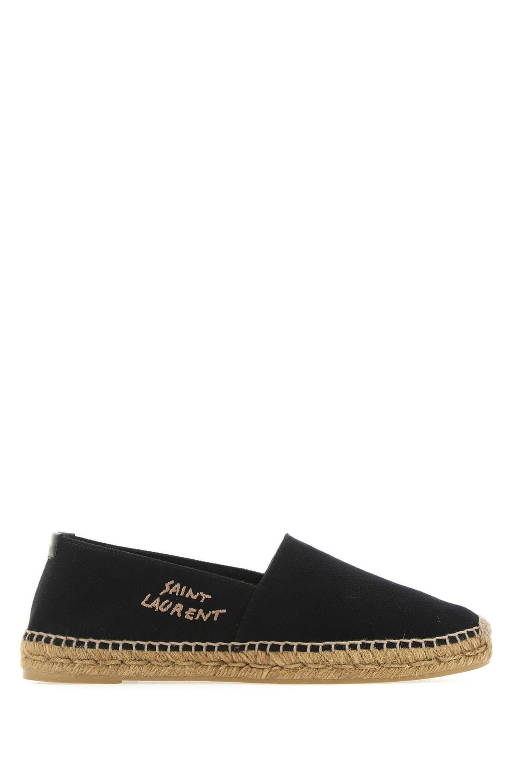Saint Laurent Men Black Canvas Espadrilles