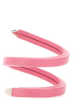 Bottega Veneta Women Pink Nappa Leather Bracelet