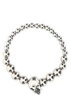 Alexander Mcqueen Men Silver Metal Bracelet