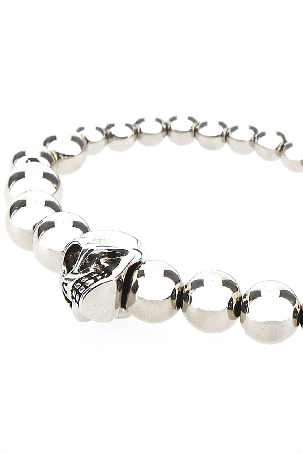 Alexander Mcqueen Men Silver Metal Bracelet
