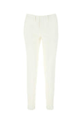 Saint Laurent Women Ivory Wool Pant