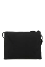 Prada Men Black Re-Nylon Clutch