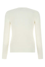 Alexander Mcqueen Women Ivory Stretch Viscose Sweater