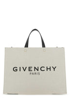 Givenchy Women Ivory Canvas Medium G Shopping Bag