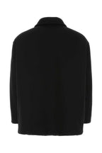 Valentino Garavani Men Black Wool Blend Coat