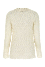 Jil Sander Women Ivory Mesh Top