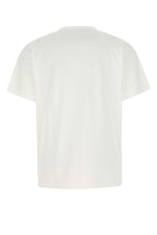 Burberry Men White Cotton T-Shirt