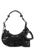 Balenciaga Women Black Leather Le Cagole Xs Shoulder Bag