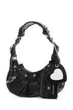 Balenciaga Women Black Leather Le Cagole Xs Shoulder Bag